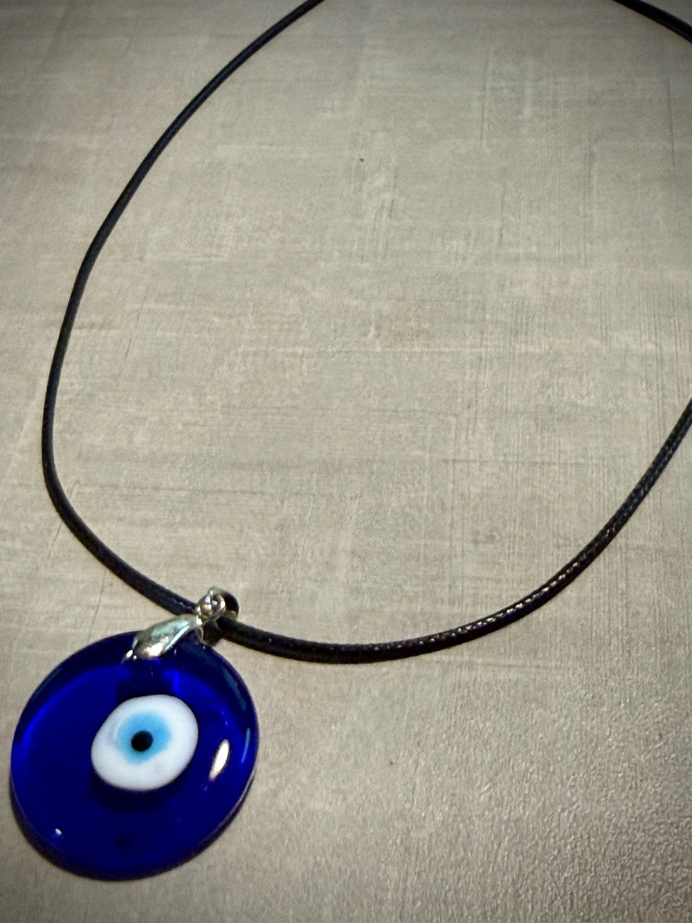 Blue Evil Eye Pendant Necklace